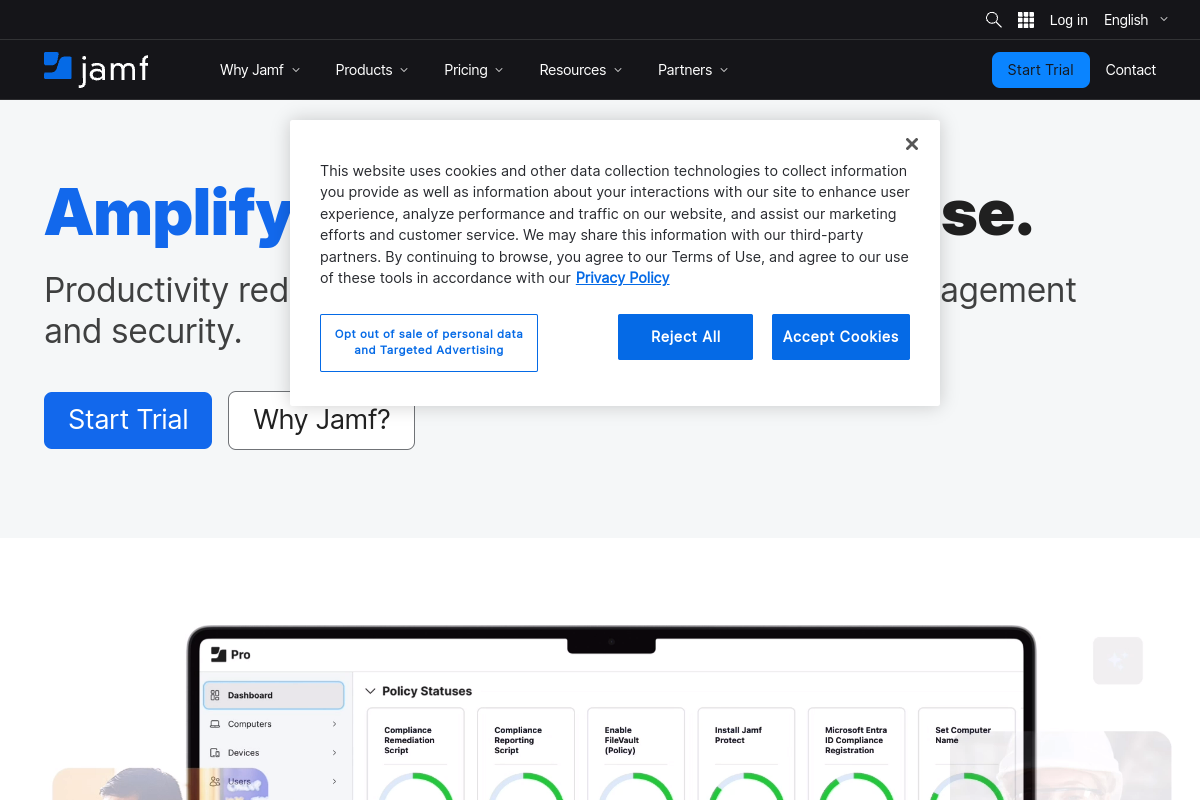 Jamf screenshot