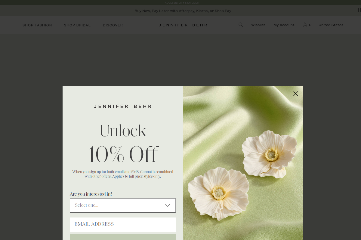 Jennifer Behr bridal