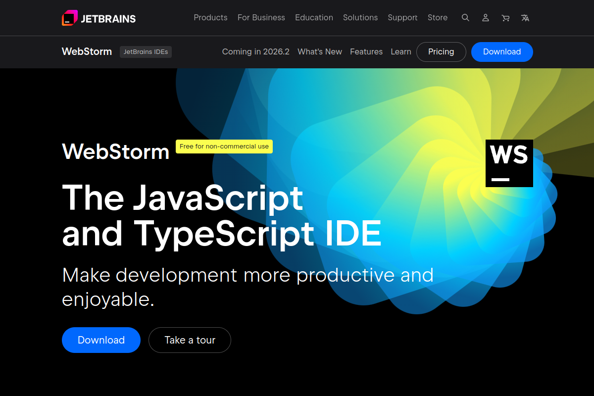 WebStorm screenshot