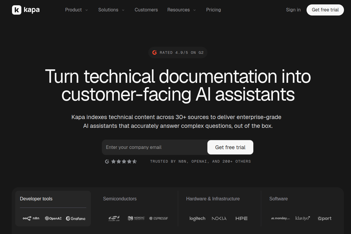 kapa.ai screenshot