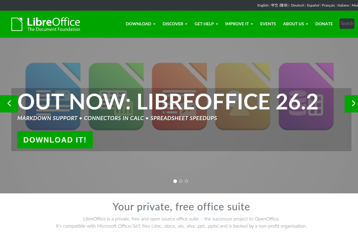 LibreOffice preview