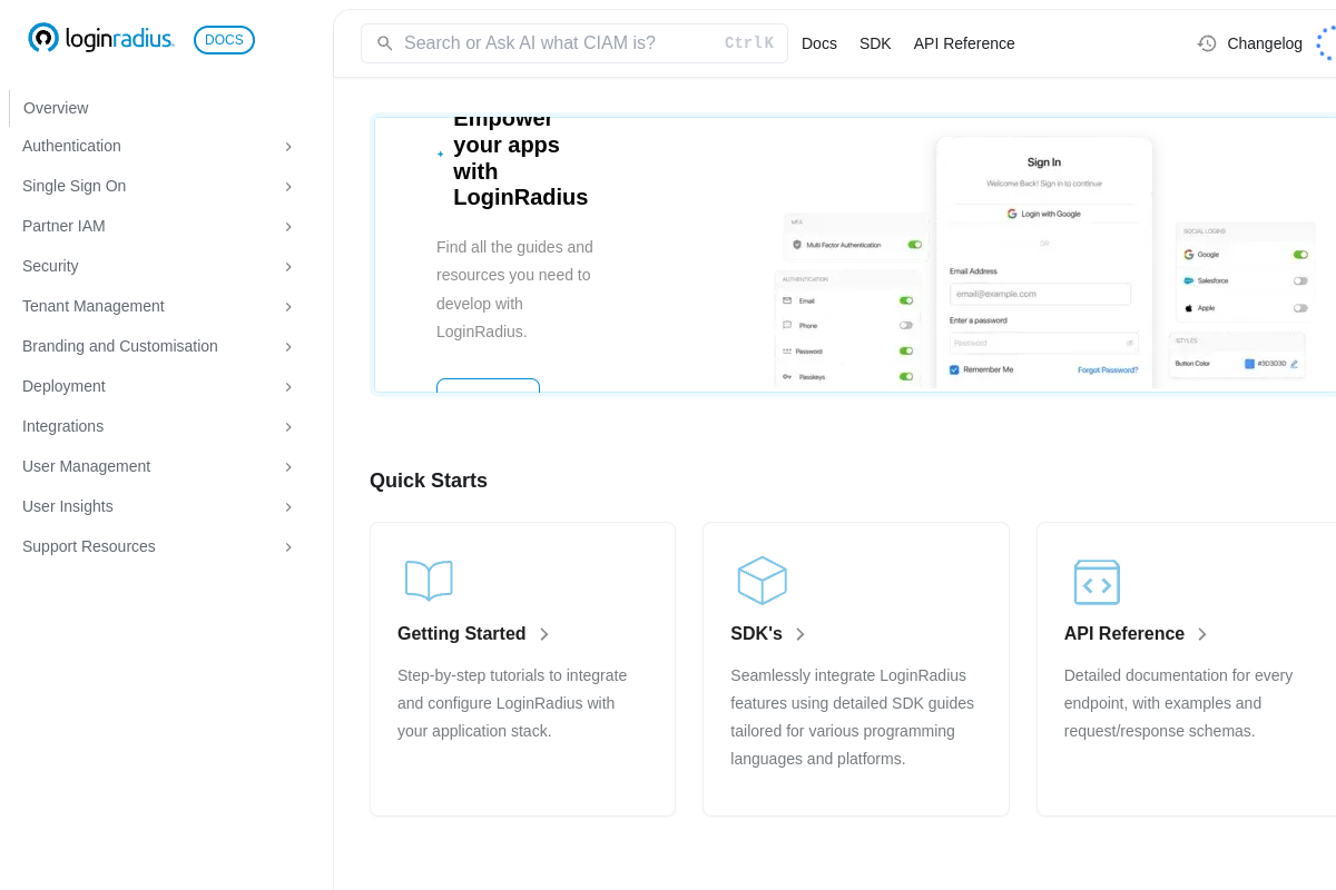 LoginRadius preview