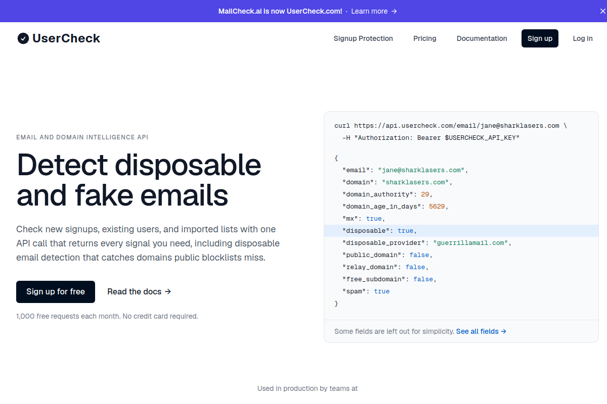 MailCheck.ai preview