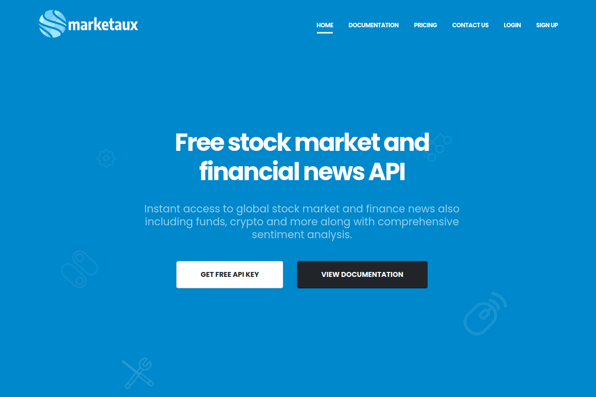 MarketAux preview