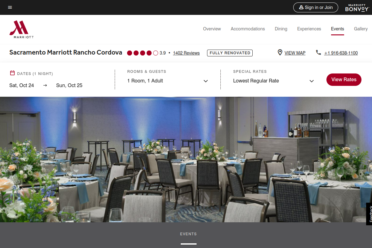Sacramento Marriott Rancho Cordova
