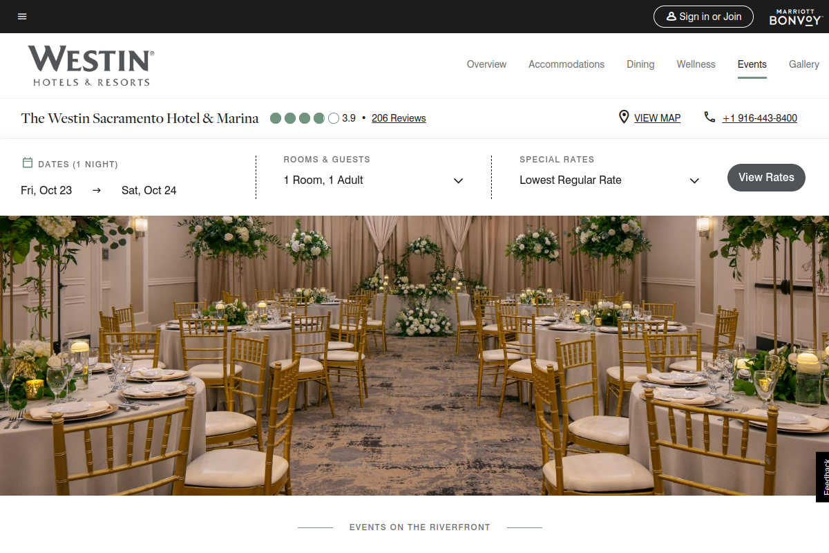 The Westin Sacramento Riverfront Hotel & Spa