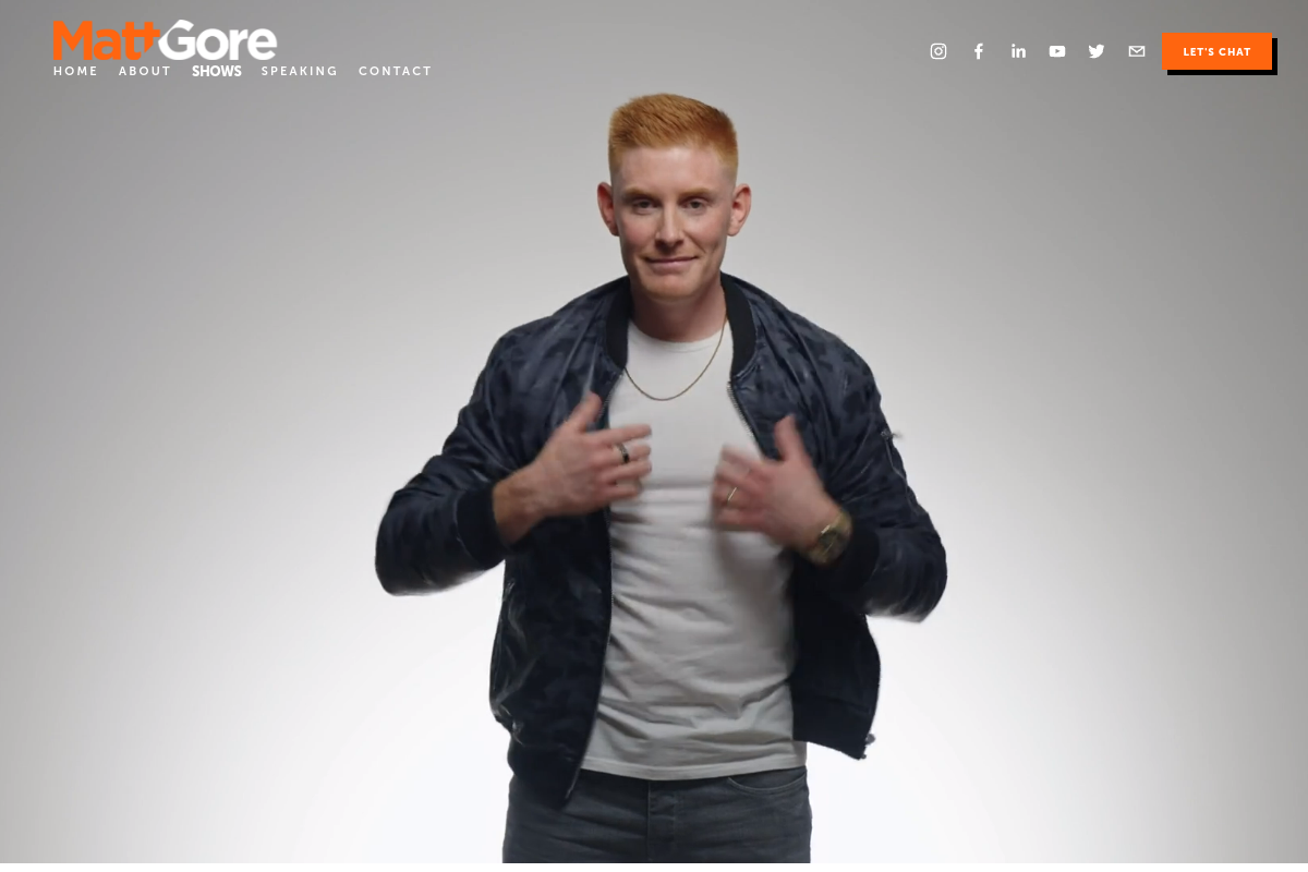 Live preview of mattgore.com