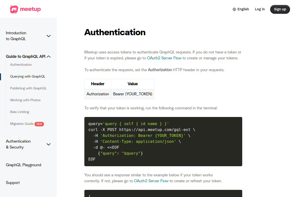 Meetup.com preview