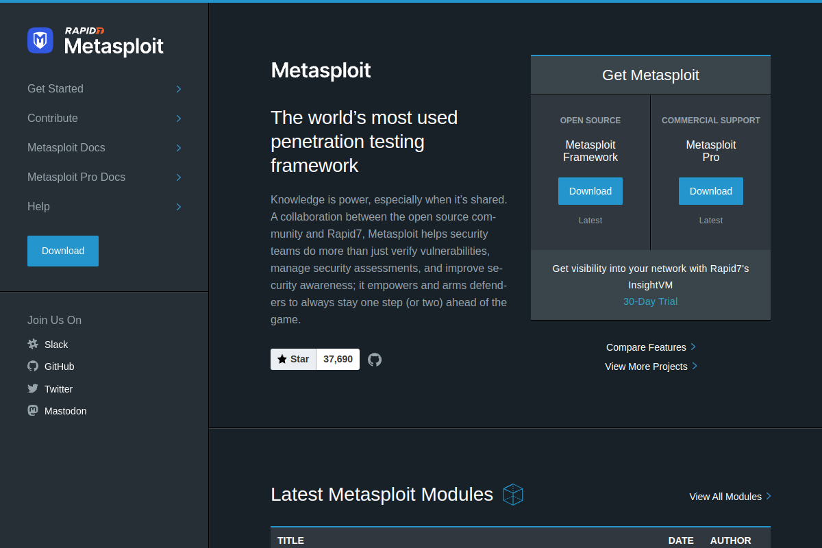 Metasploit Framework preview