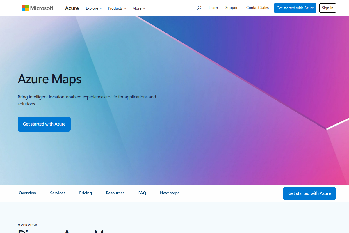 Bing Maps preview