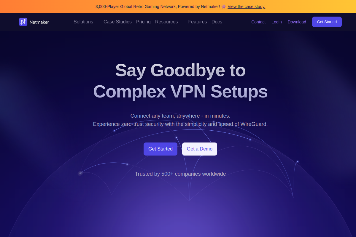 Screenshot of netmaker.io