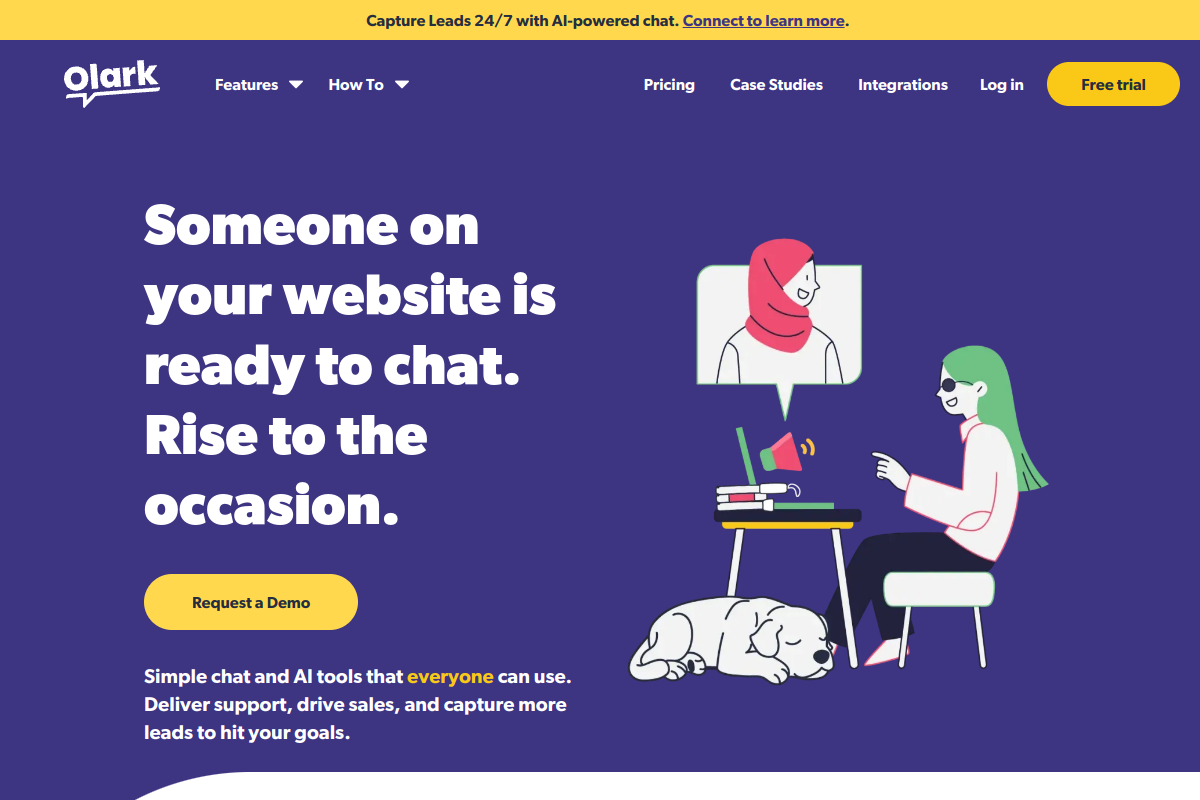 Olark screenshot
