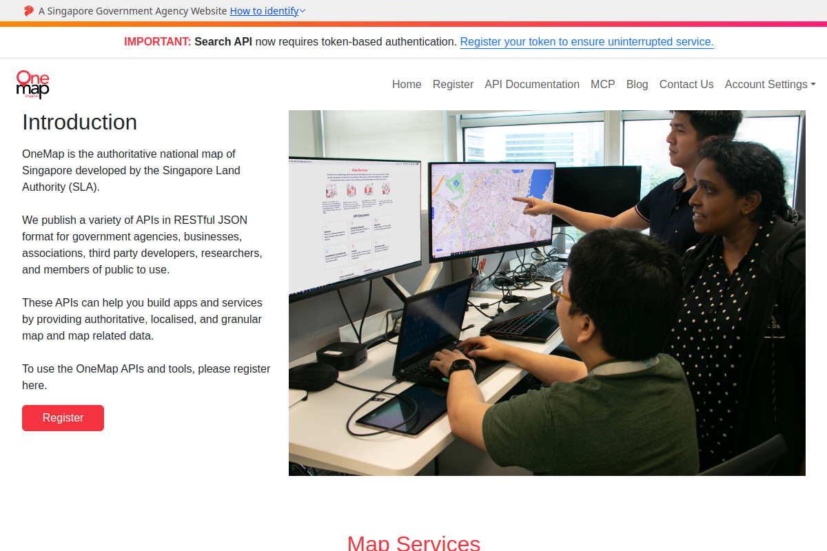 One Map, Singapore preview