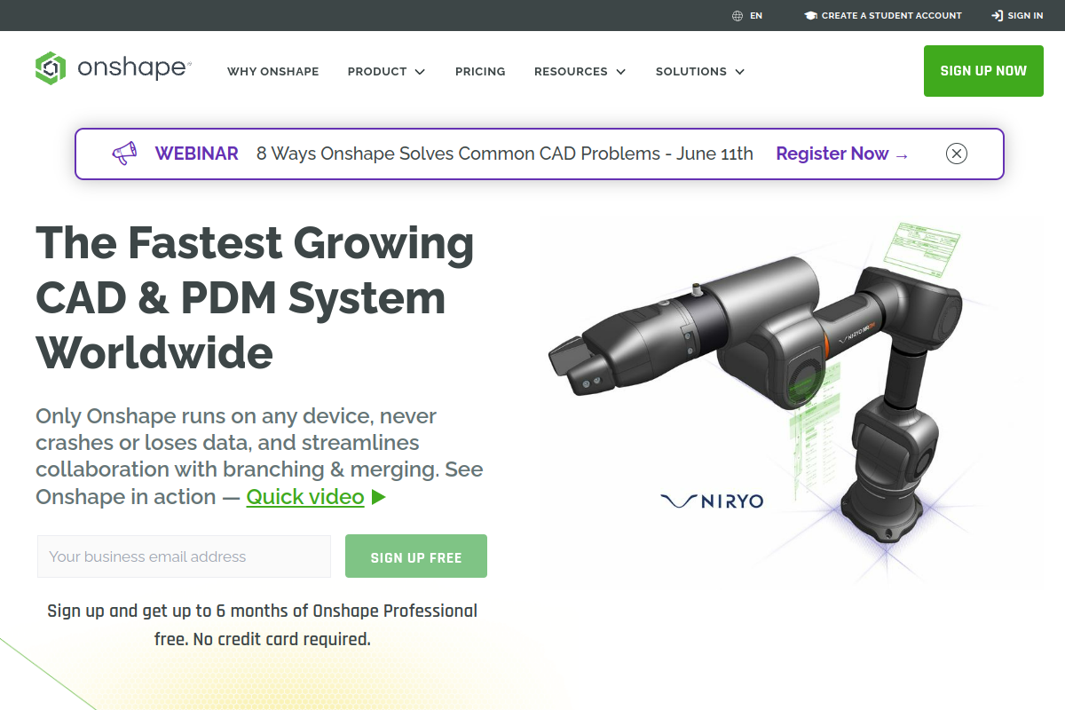 Onshape screenshot