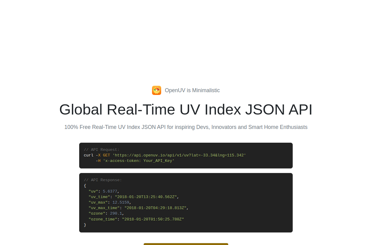 OpenUV preview