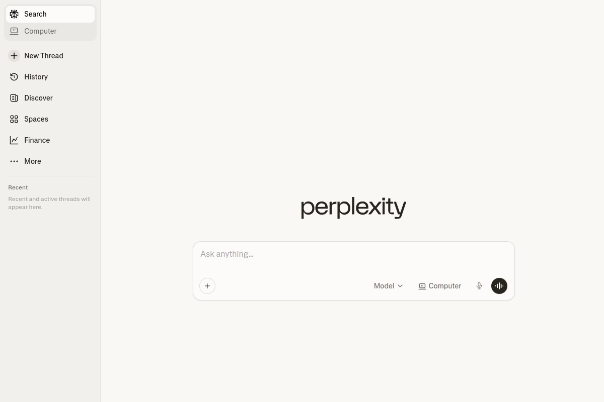 Perplexity AI preview