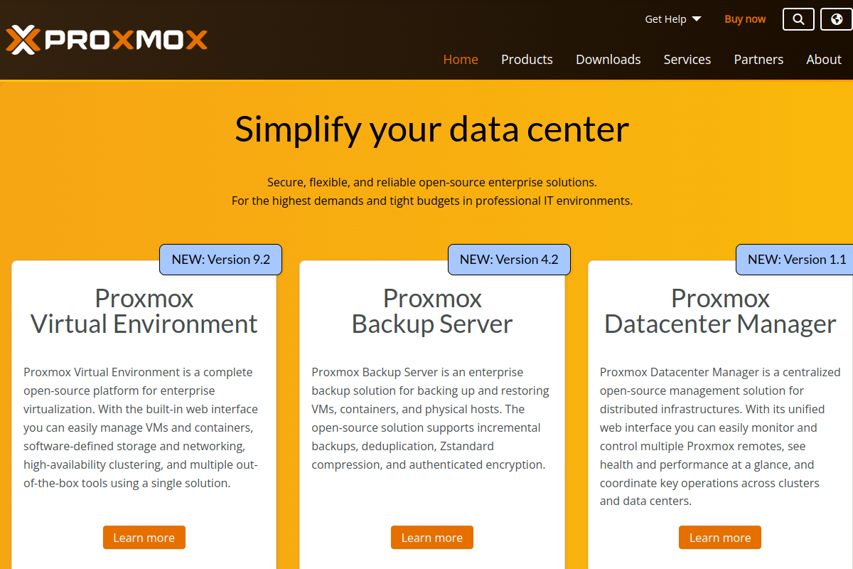 Proxmox VE preview