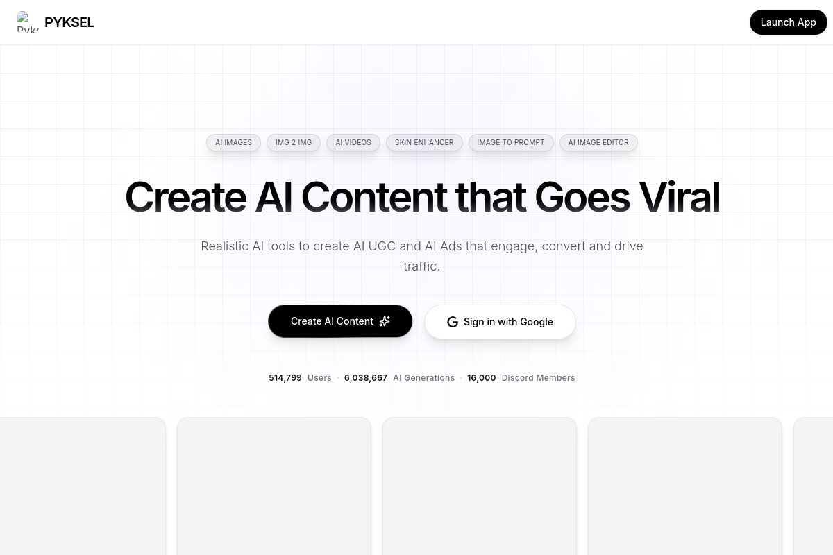 Pykaso.ai preview