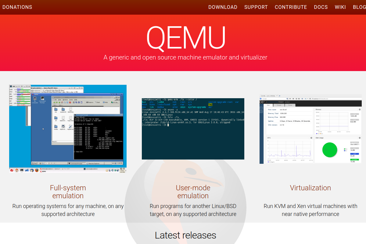 QEMU preview