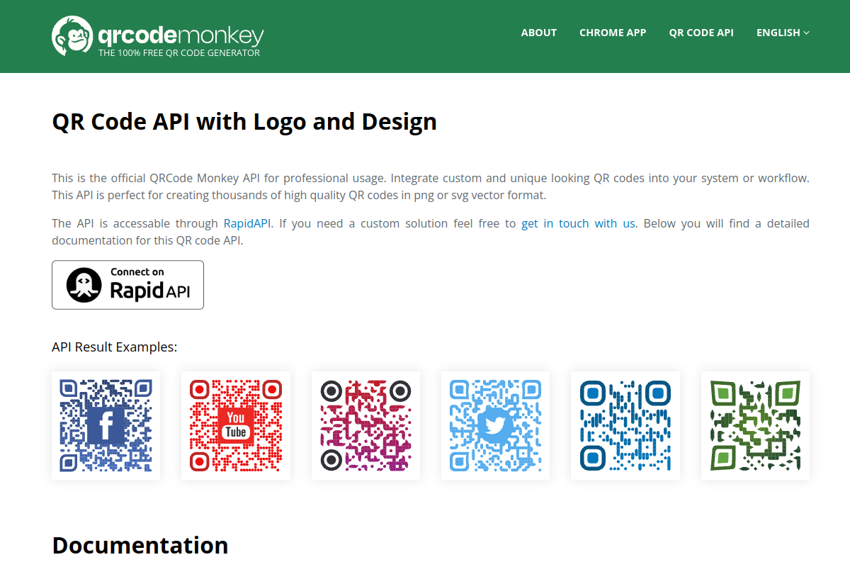 Qrcode Monkey preview