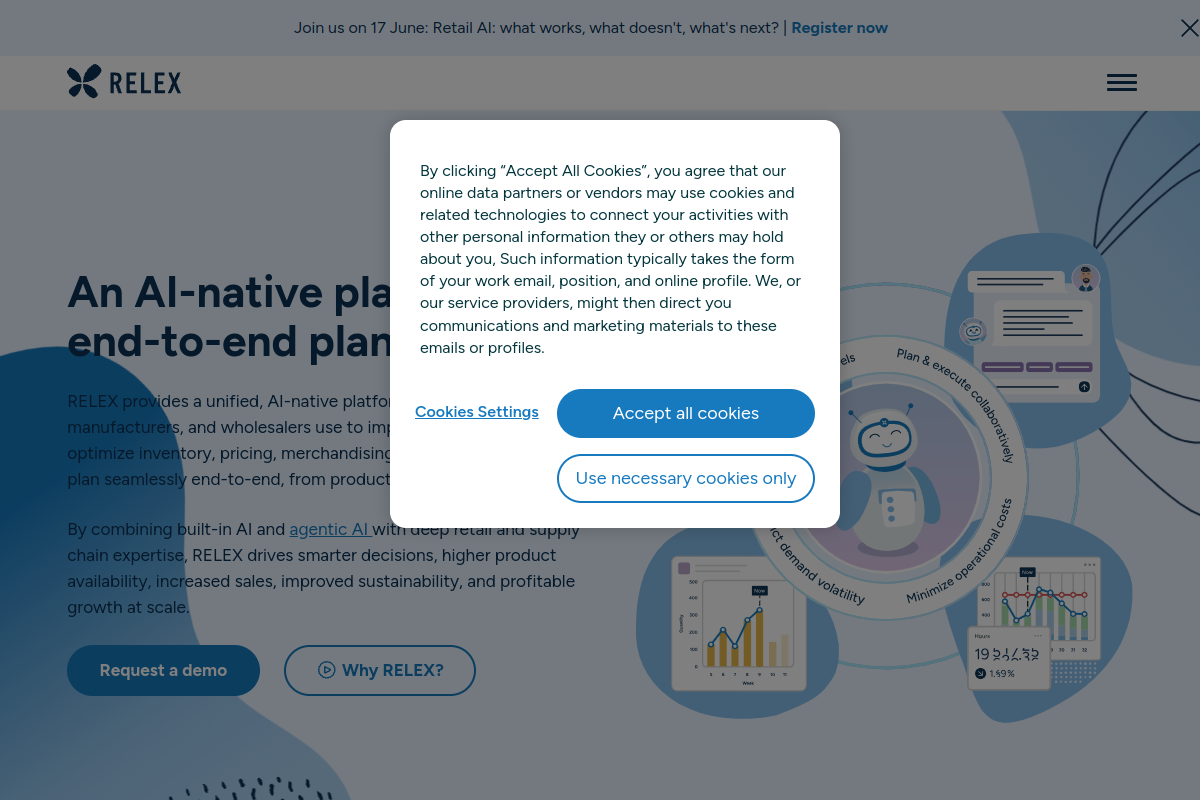 RELEX Solutions screenshot