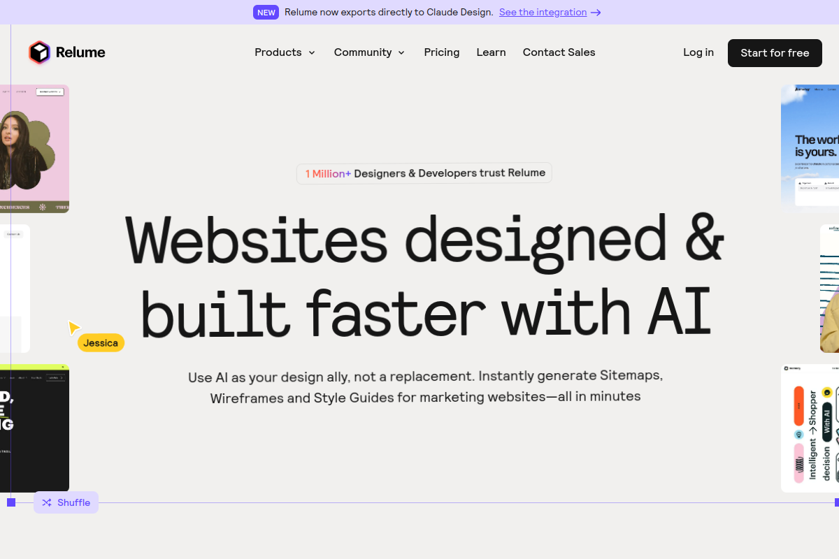 Relume screenshot