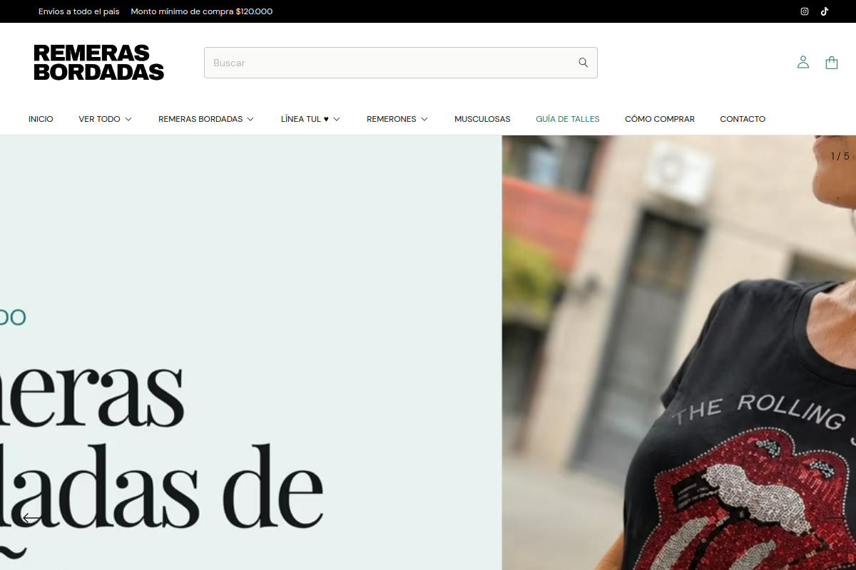 Remeras Bordadas