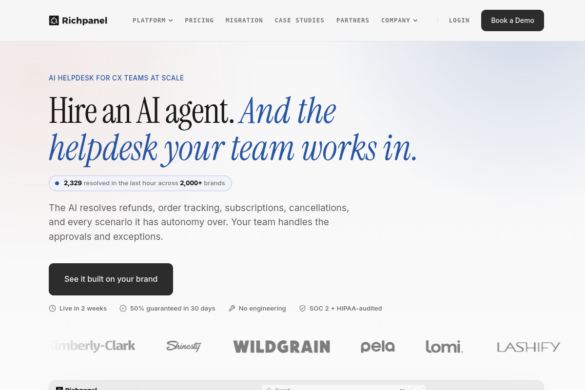Richpanel screenshot
