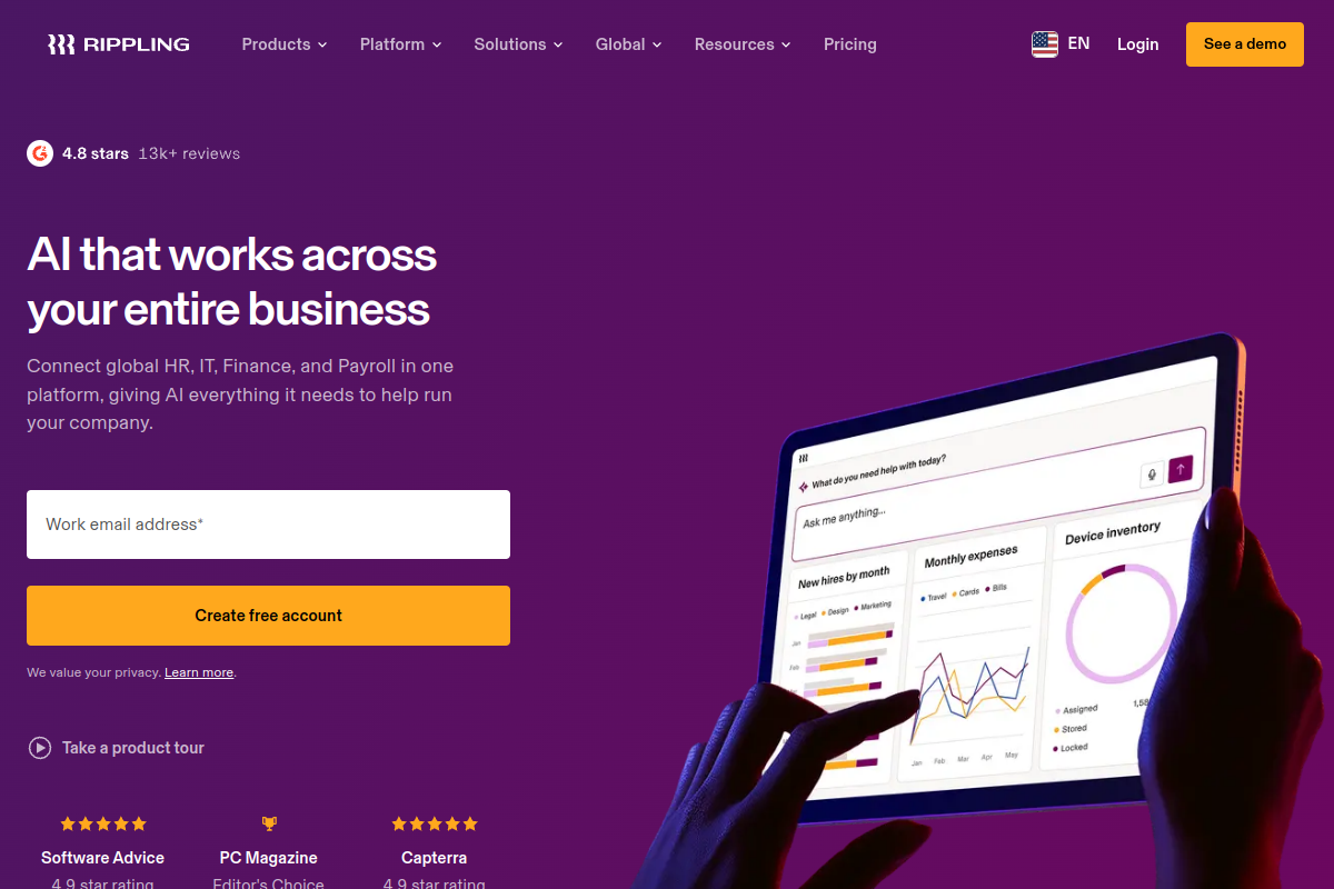 Rippling screenshot