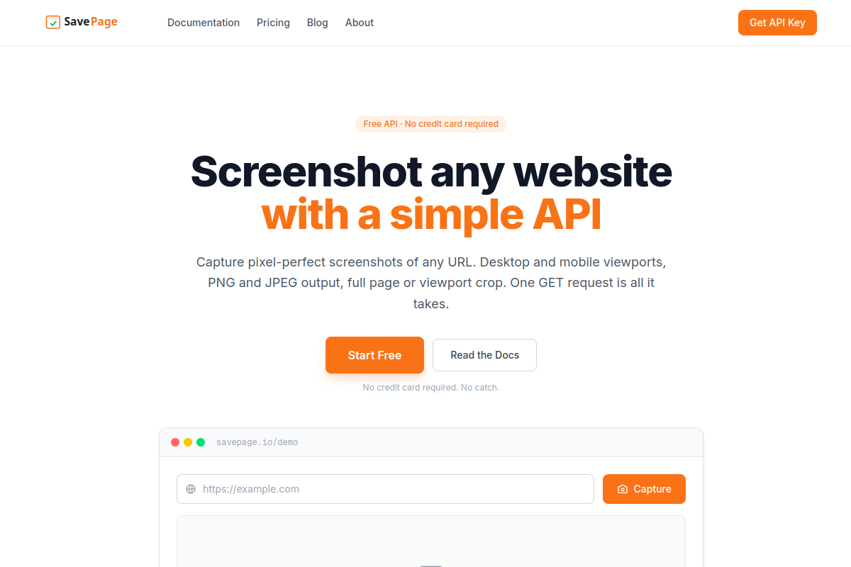 SavePage.io preview