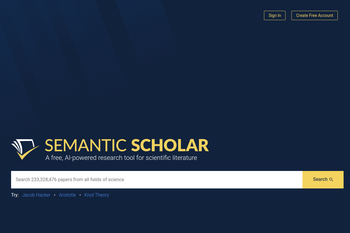 Semantic Scholar preview