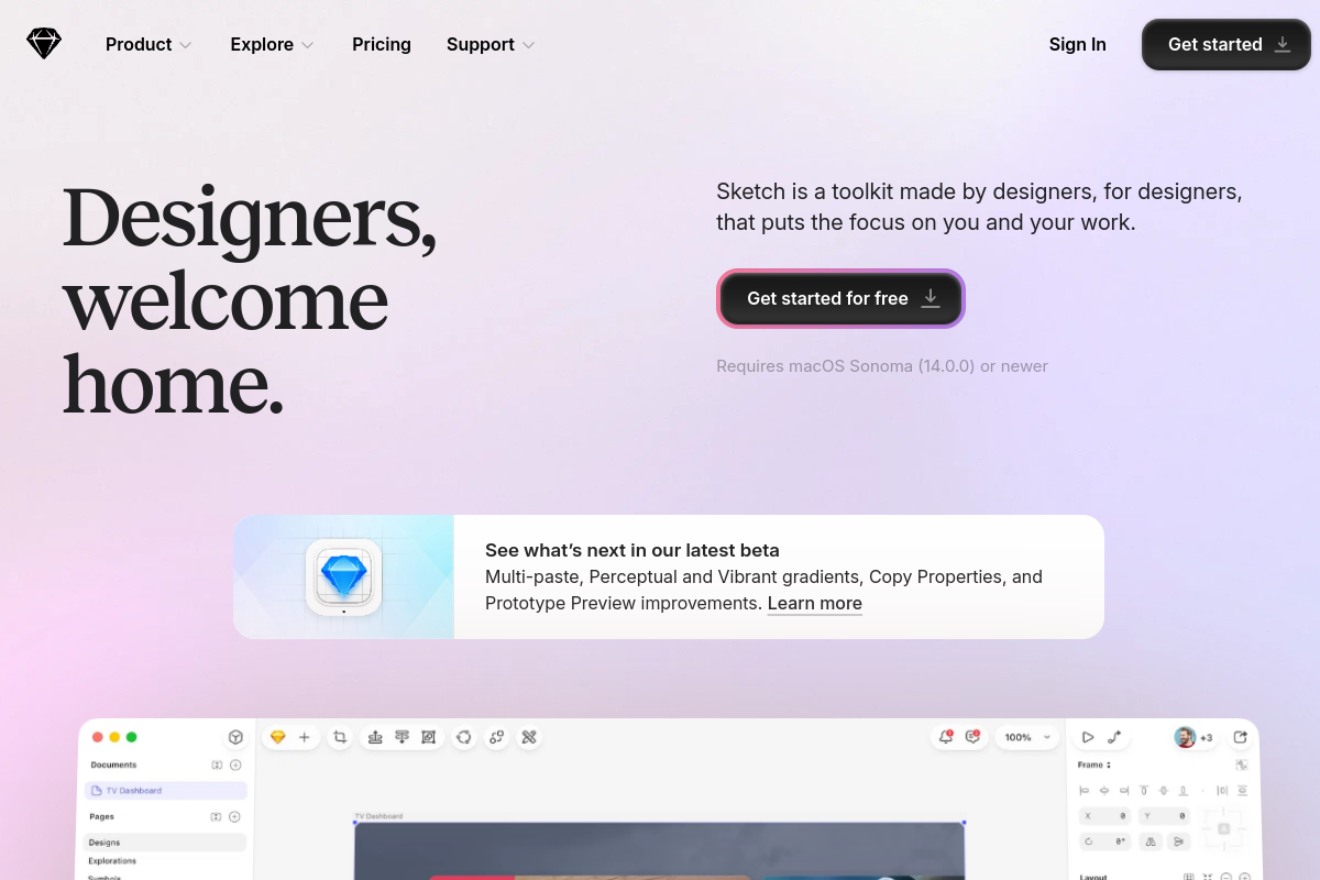 Sketch screenshot