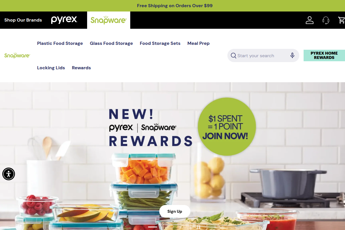 Snapware food storage