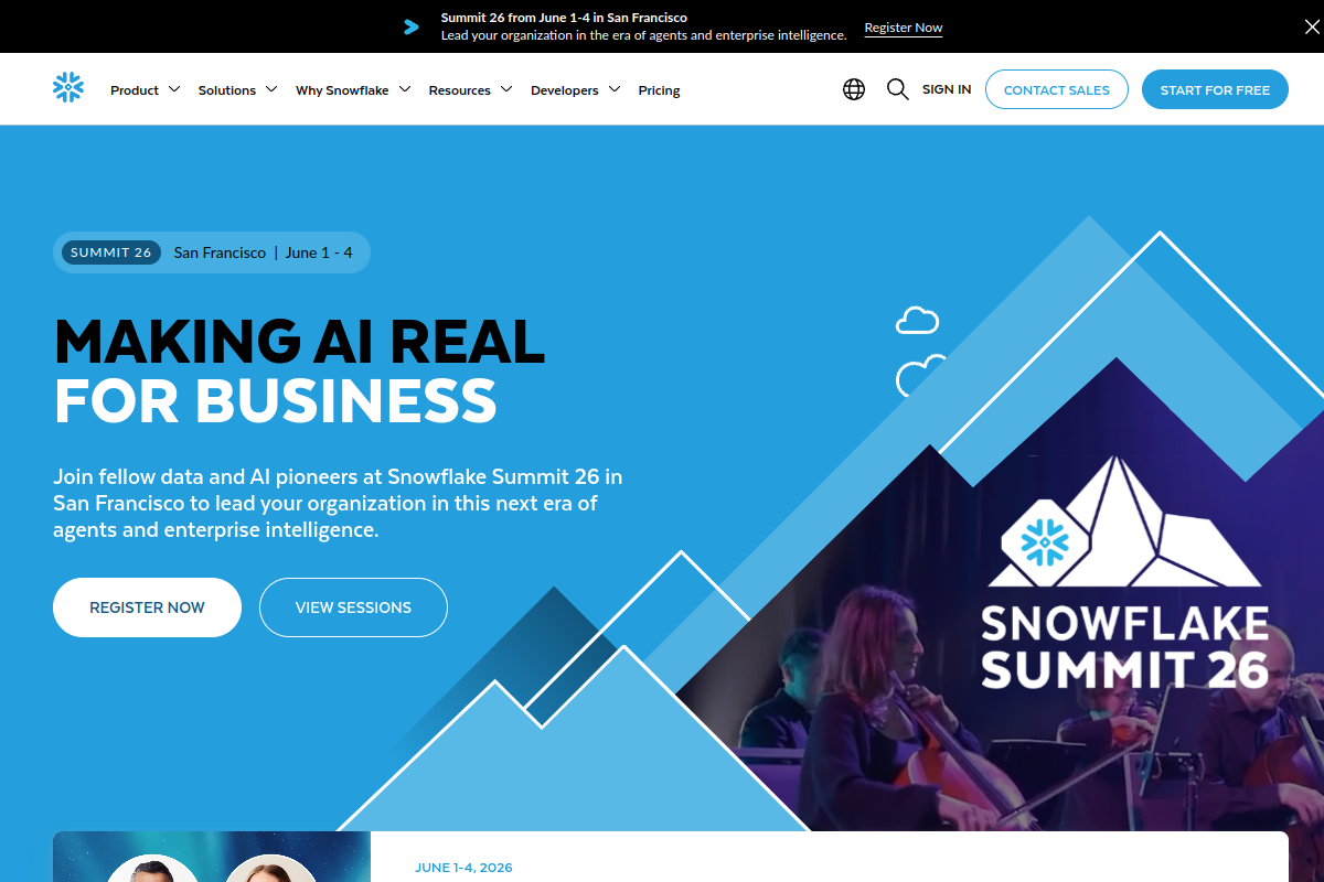 Snowflake screenshot