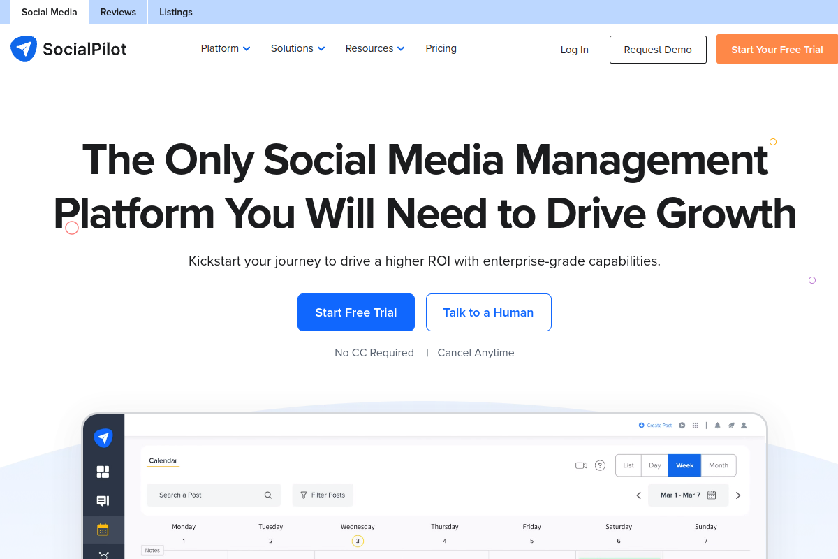 SocialPilot screenshot