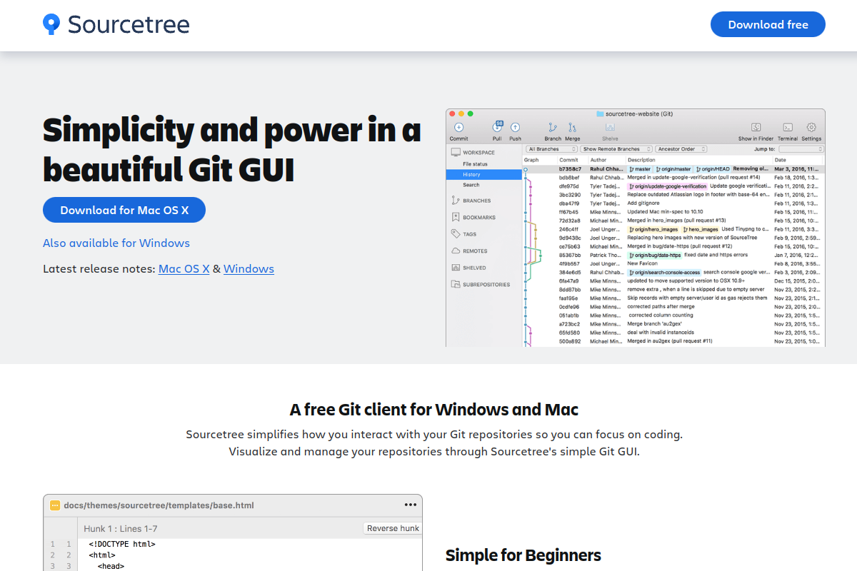 Sourcetree screenshot