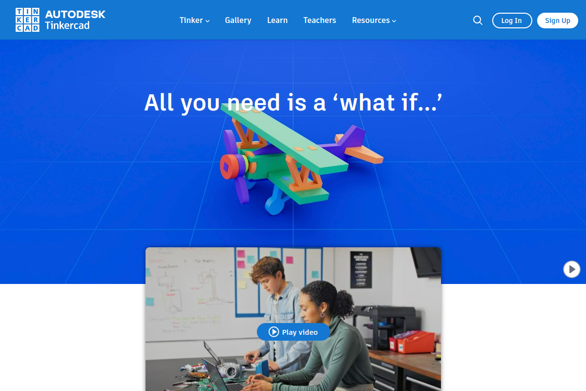 Tinkercad screenshot