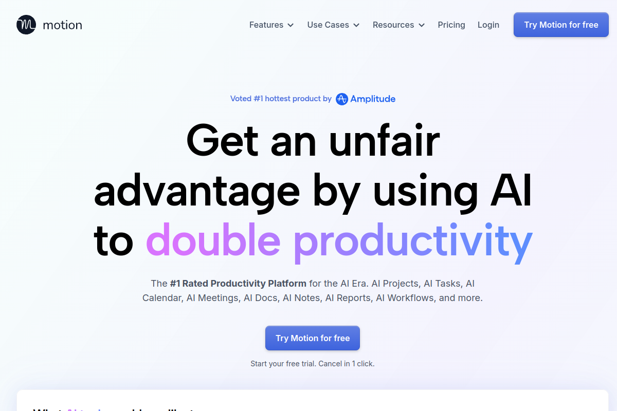 Motion screenshot