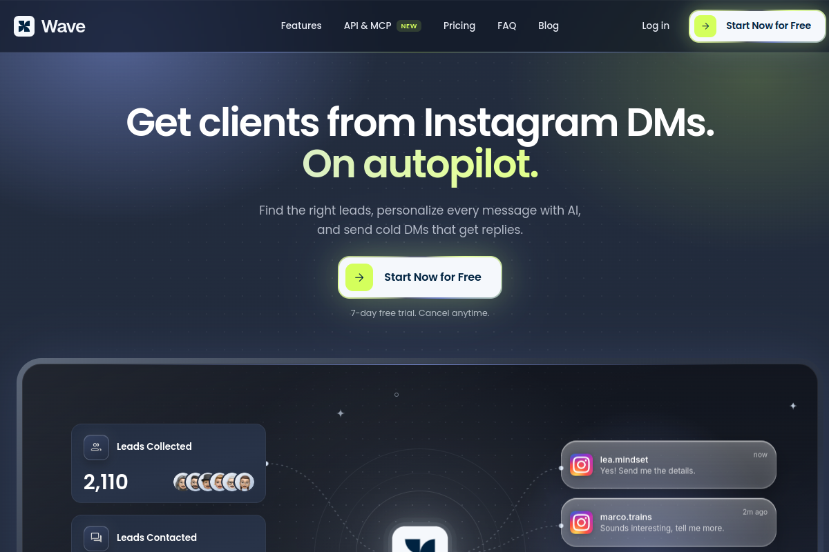 Wave Instagram Outreach preview