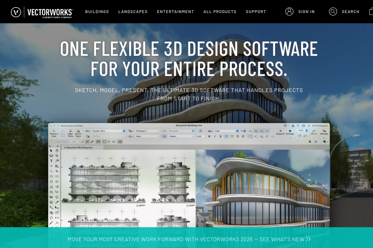 Vectorworks screenshot