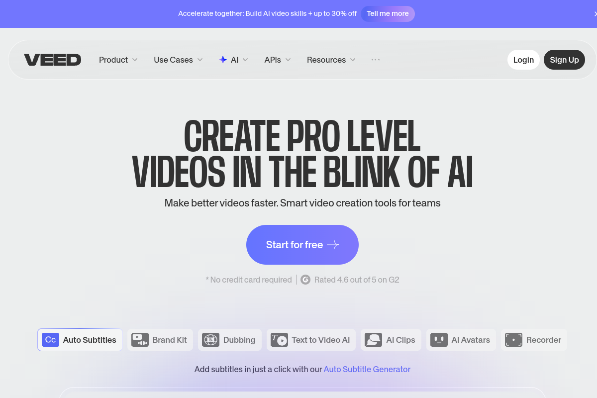 Veed.io (Free) preview