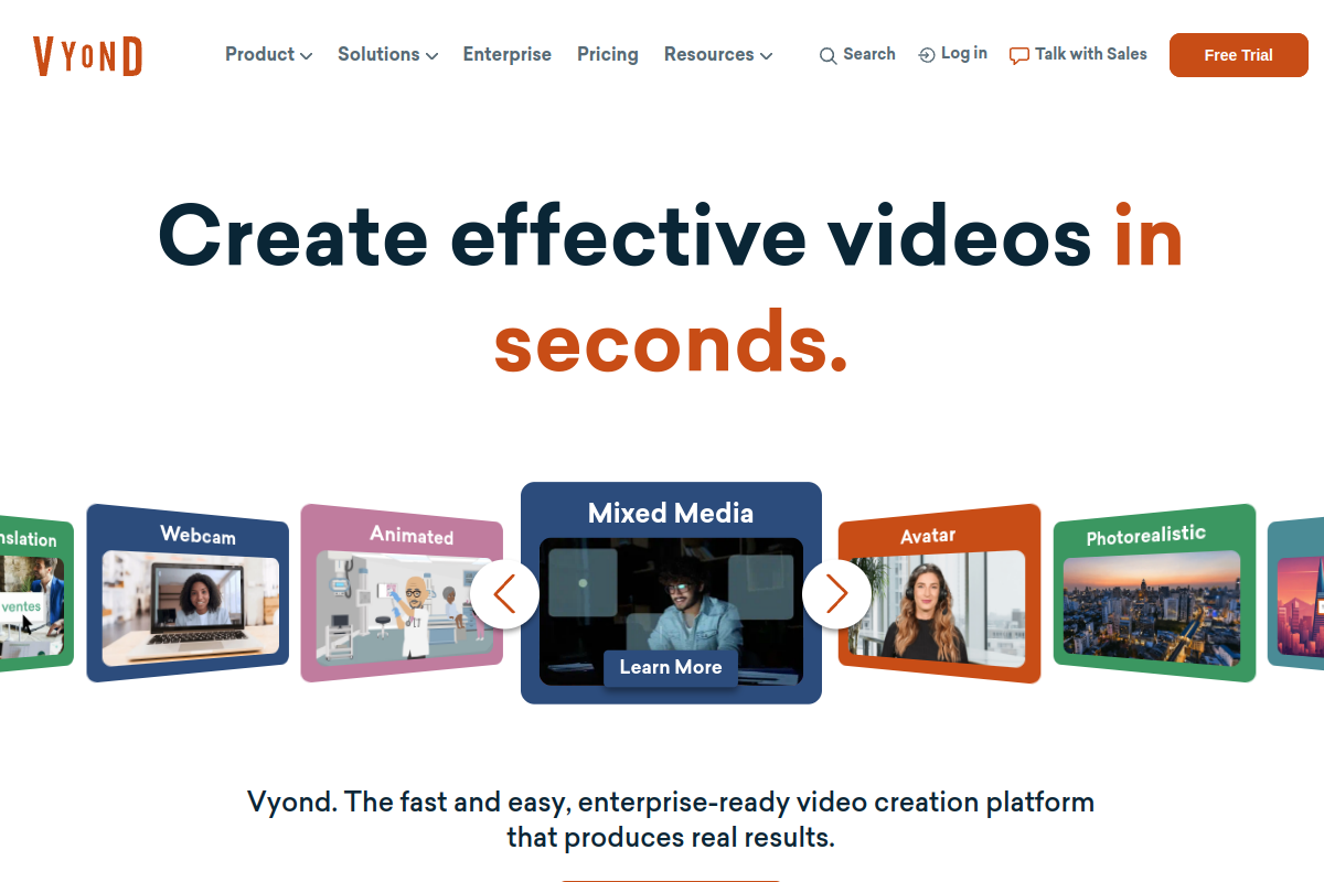 Vyond screenshot