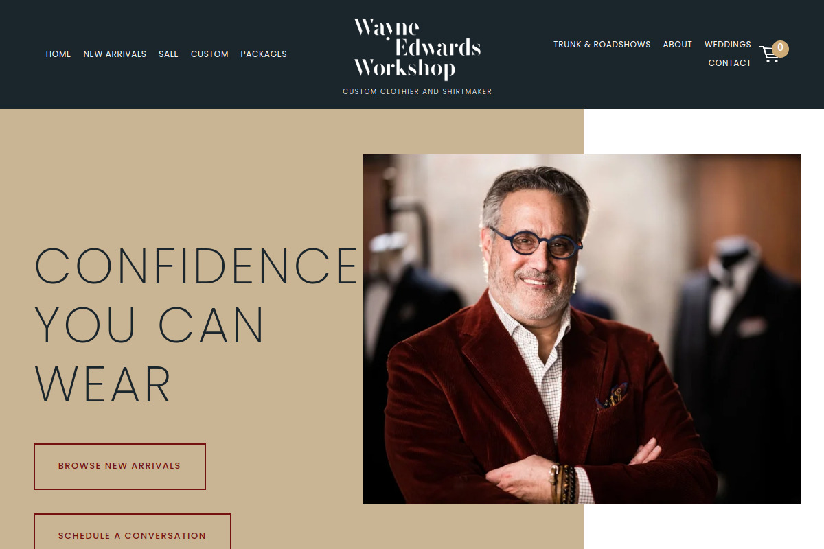 Live preview of wayneedwardsworkshop.com