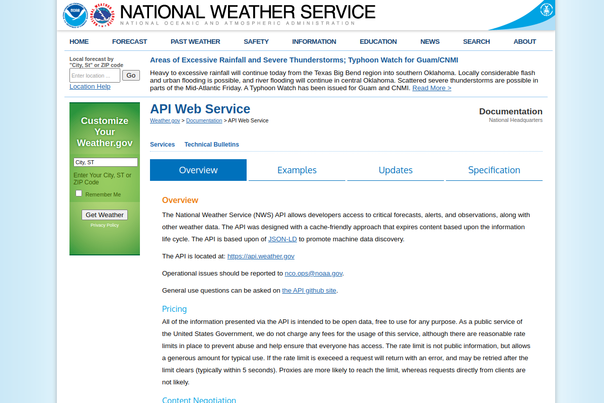 US Weather preview