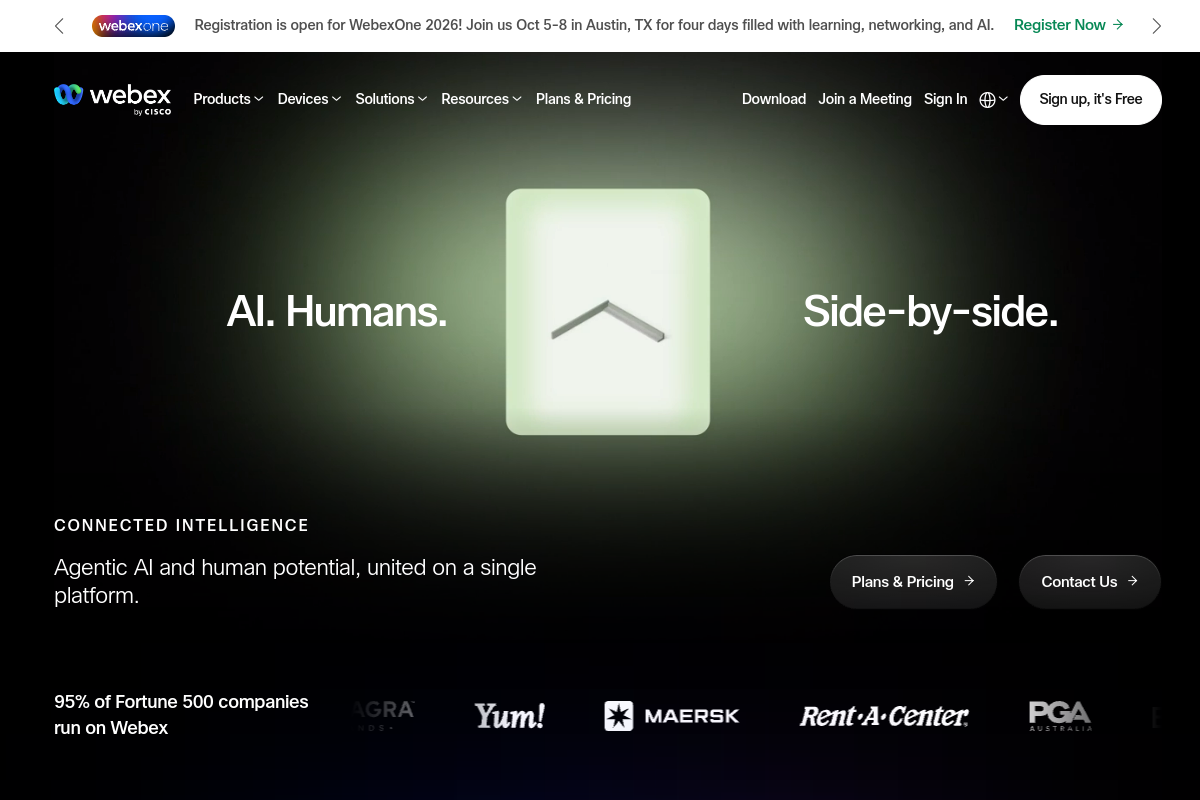 Webex screenshot