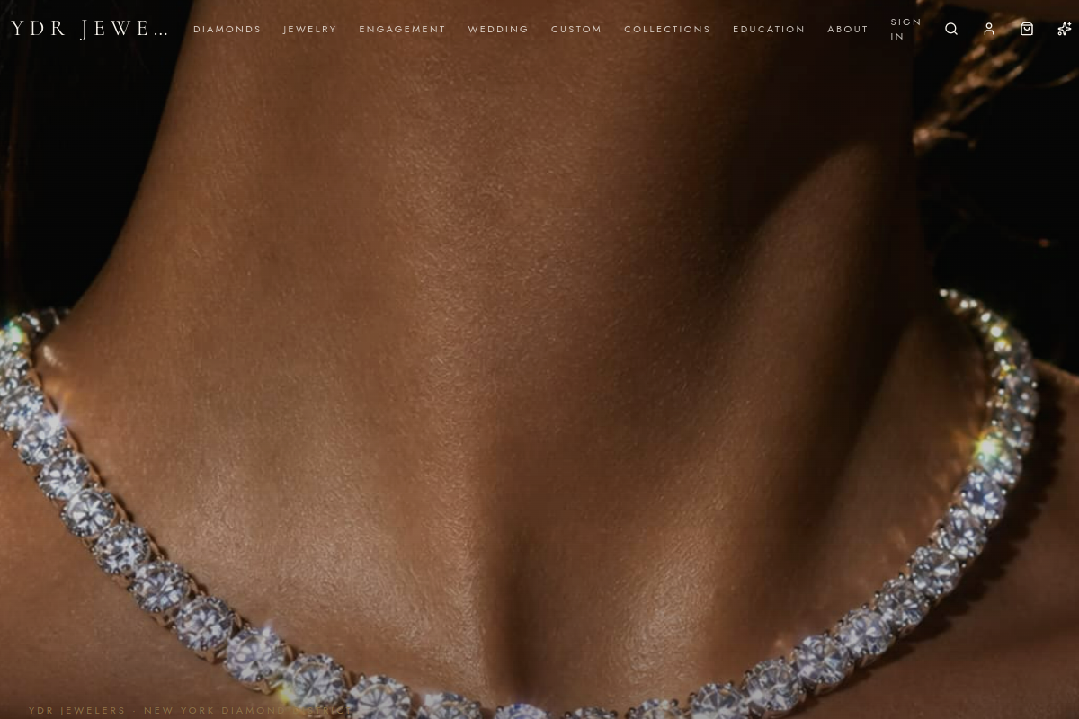 YDR Jewelers homepage