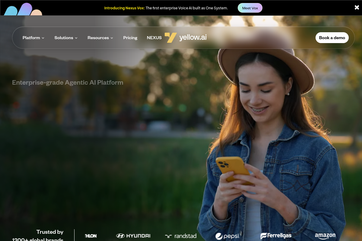 Yellow.ai screenshot