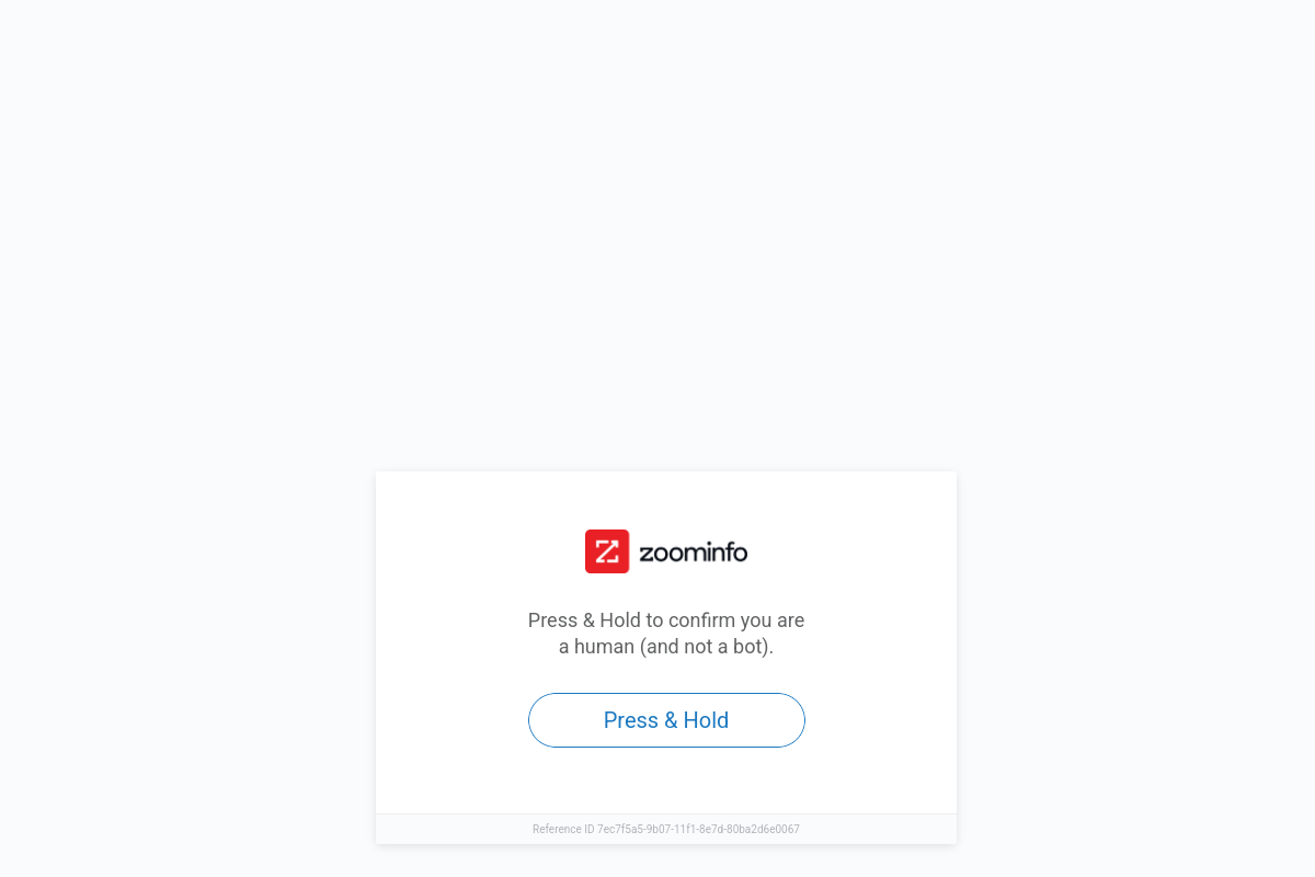 Zoominfo website screenshot 1