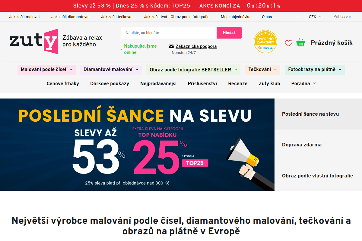 Náhľad e-shopu Zuty.cz