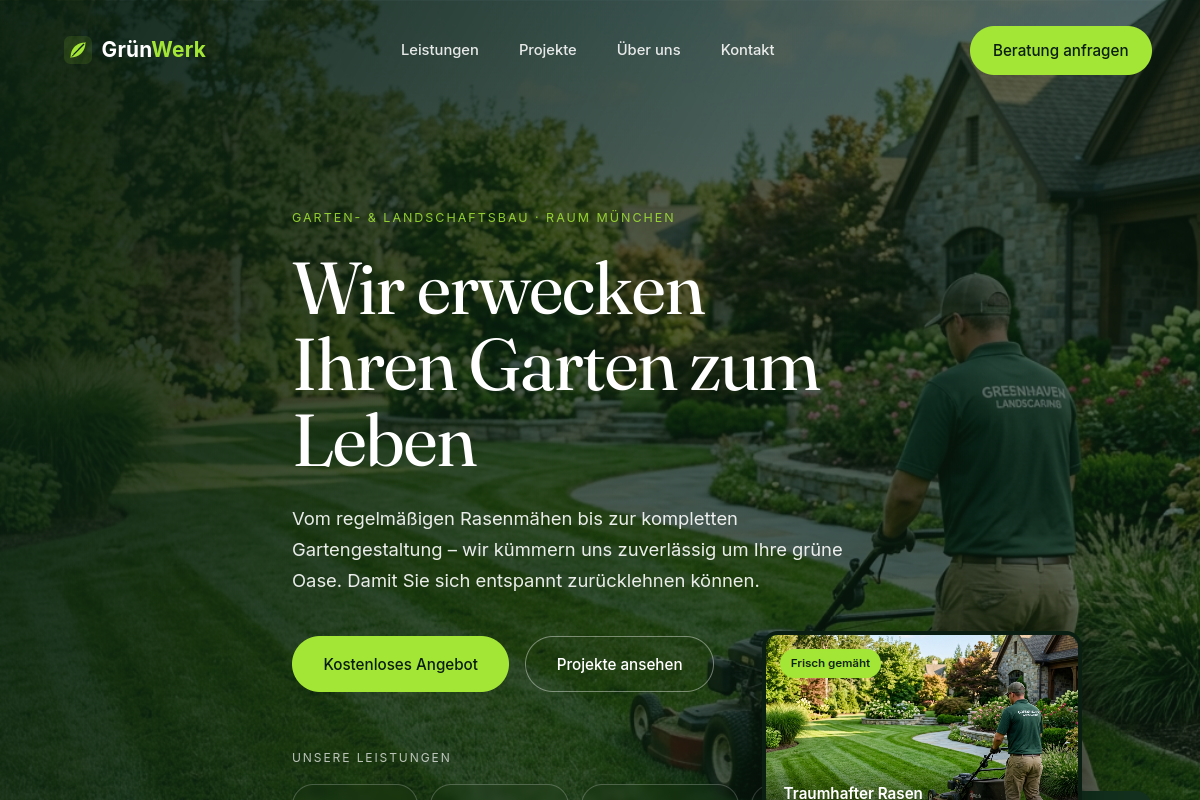 Handwerk 01 Gruenwerk Garten